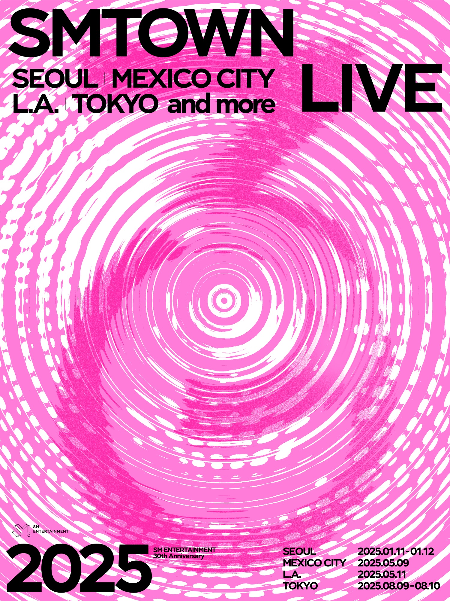SMTOWN LIVE 2025 TOUR 포스터 이미지